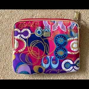 Coach poppy iPad case